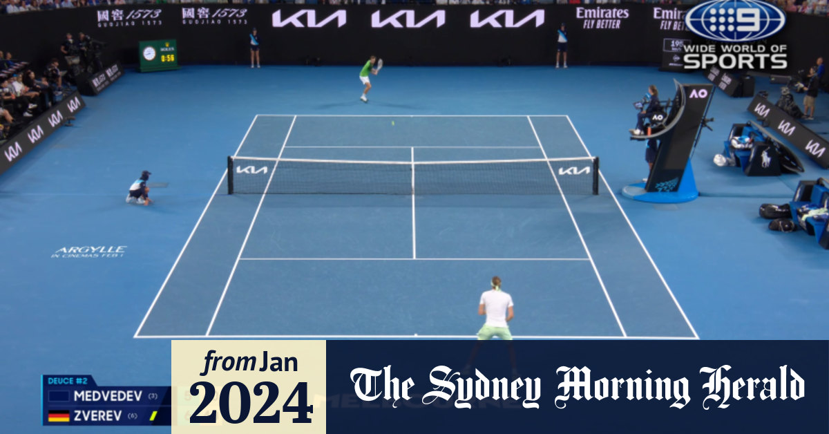 Video Australian Open Highlights Daniil Medvedev v Alexander Zverev